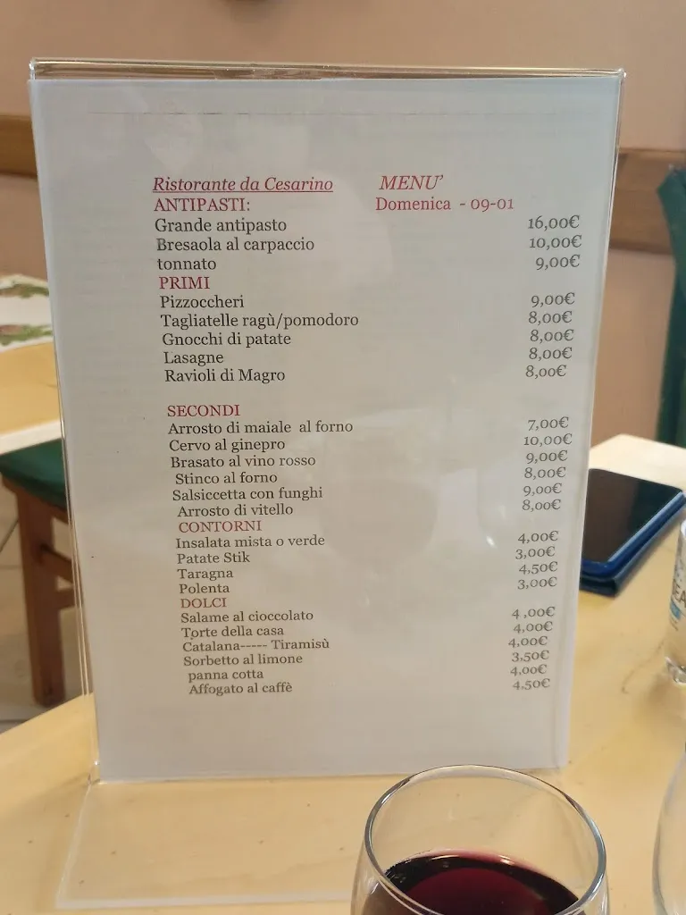 Menu_Ristorante Da Cesarino - Cassina Valsassina_Cassina Valsassina_image_1