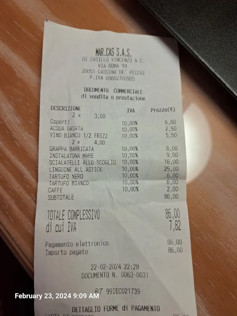 ME Two_Ristorante Al 53_Cassina de' Pecchi_review