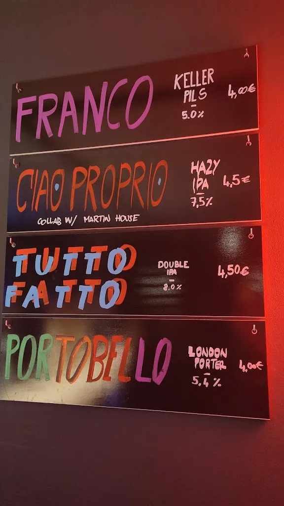 Menü_Birrificio WAR_Cassina de' Pecchi_Bild_1