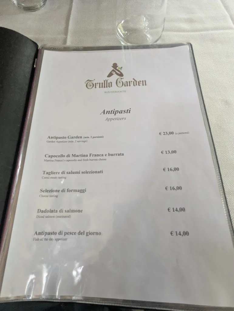 Menu_Trullo Garden_Alberobello_image_2