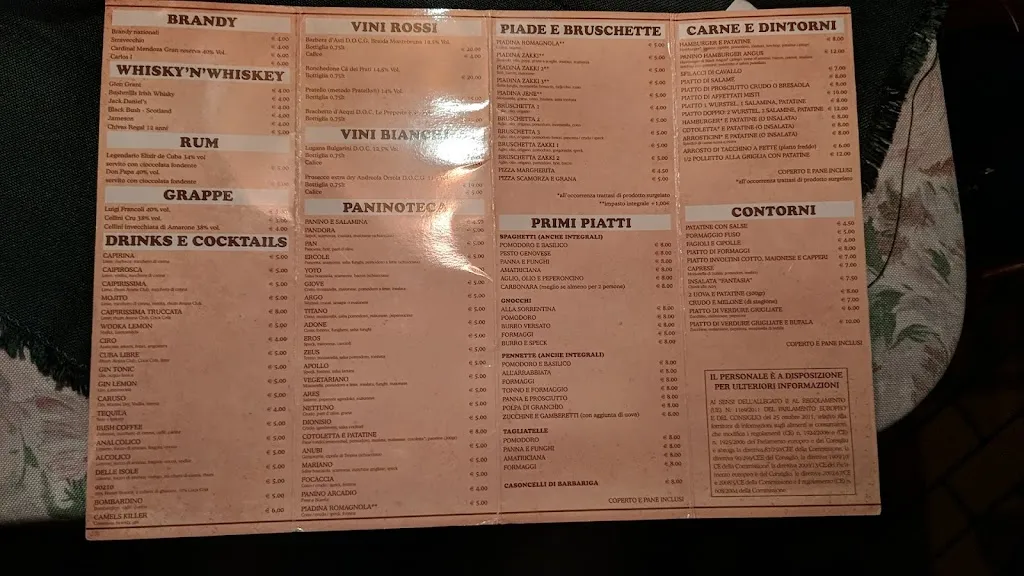 Menu_Bar Il Baccanale_Castegnato_image_2