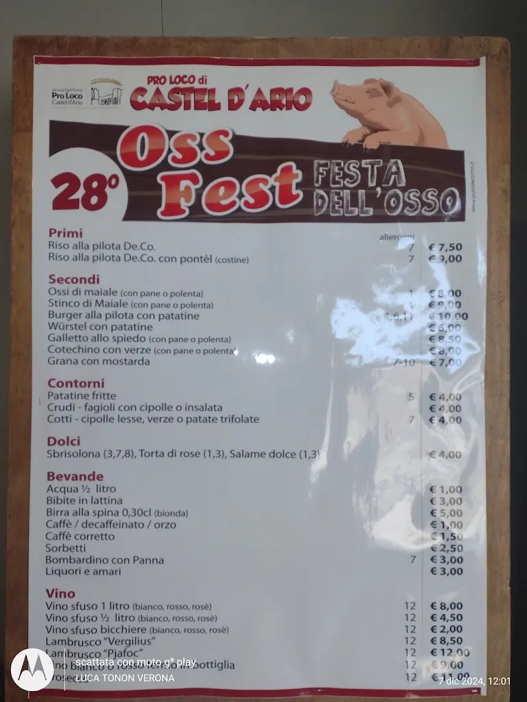 Menü_FESTA DELL OSSO_Castel d'Ario_Bild_1