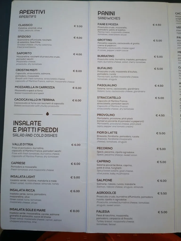 Menu_Paninoteca Pane e Mozza - casari e salumieri_Alberobello_image_1