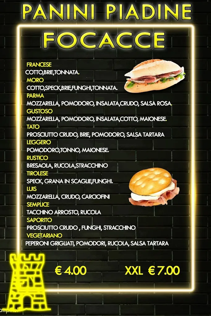 Menu_Bar Castello_Castel Rozzone_image_1