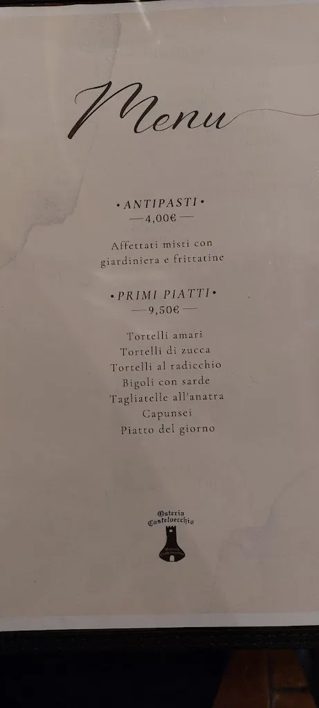 Menu_Osteria Castelvecchio_Castel Goffredo_image_2