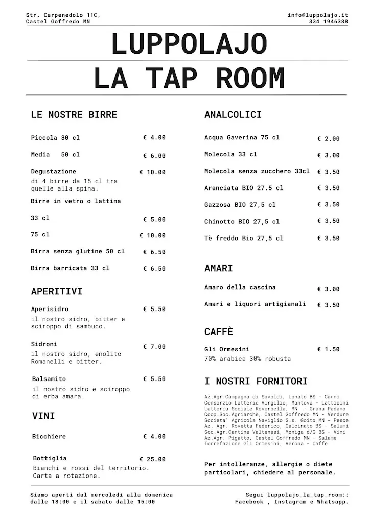 Menu_Agribirrificio Luppolajo_Castel Goffredo_image_2