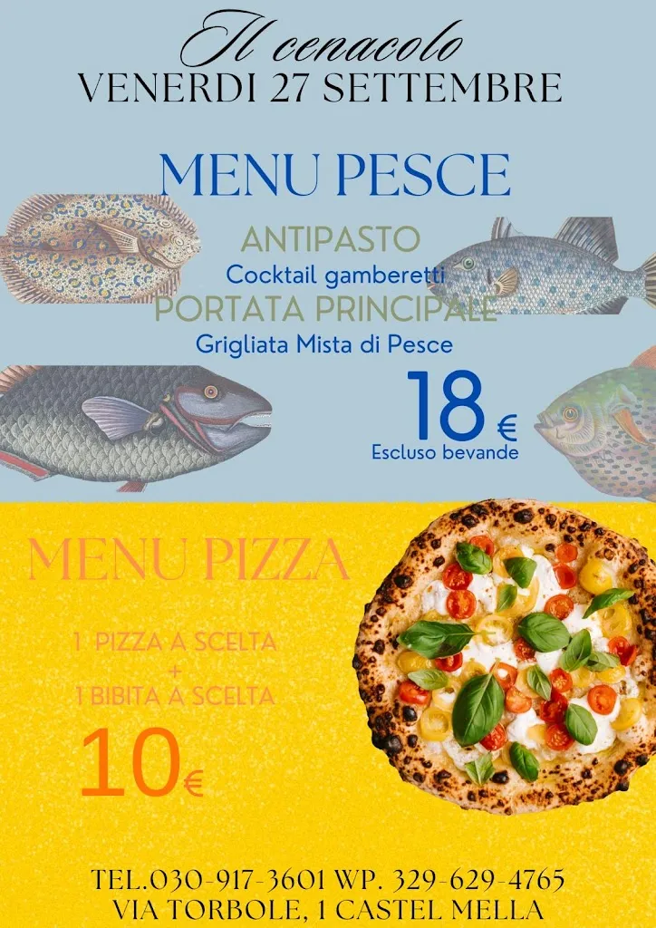 Menu_Pizzeria Ristorante Il Cenacolo_Castel Mella_image_2