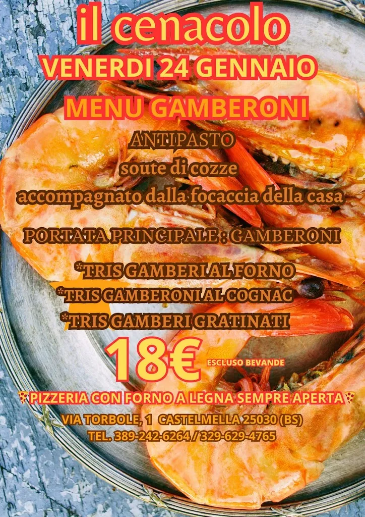 Menu_Pizzeria Ristorante Il Cenacolo_Castel Mella_image_3