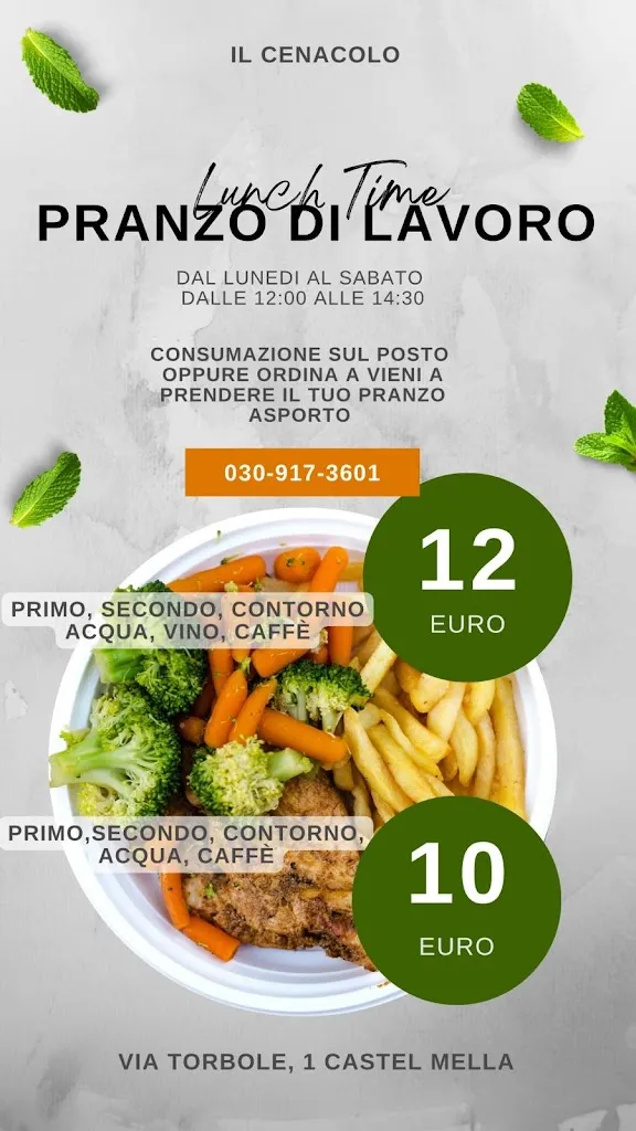 Menu_Pizzeria Ristorante Il Cenacolo_Castel Mella_image_4