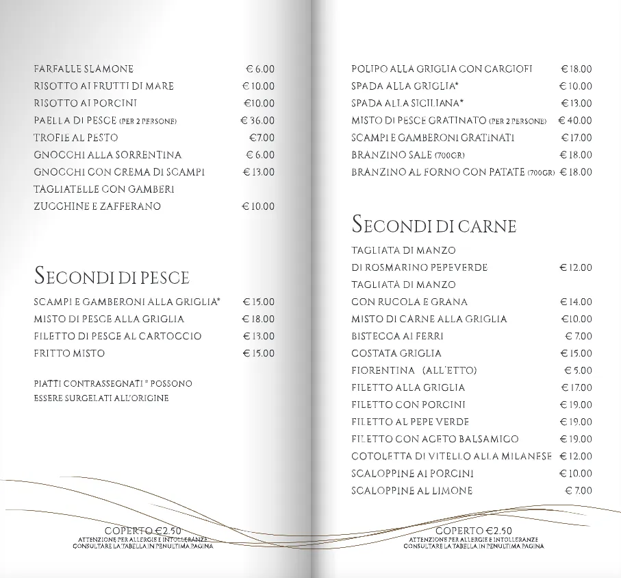 Menu_Sole - Ristorante e pizzeria_Castel Mella_image_1