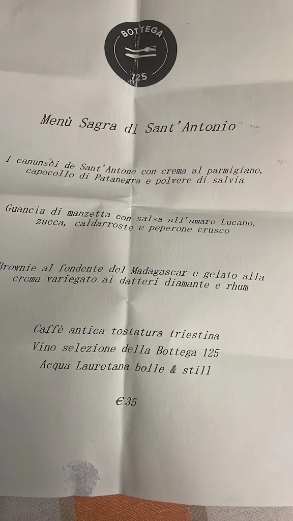 Menu_Bottega 125_Castelcovati_immagine_1