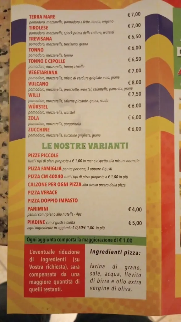 Menu_Pizzeria Asporto Piu'_Castelli Calepio_image_1