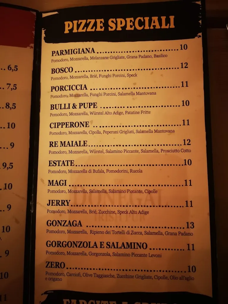 Menu_The Donegal Irish Pub_Castellucchio_image_3