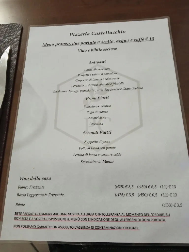Menu_Pizzeria Castellucchio (Mantova)_Castellucchio_image_1
