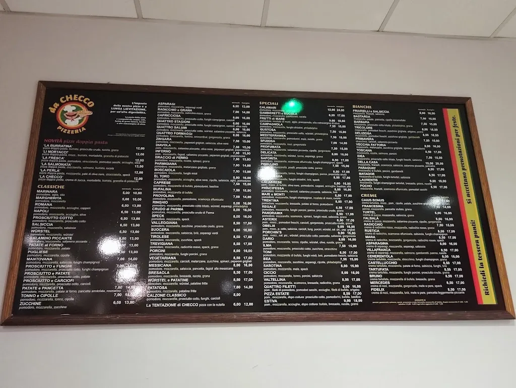 Menu_Pizzeria Da Checco_Castellucchio_image_1