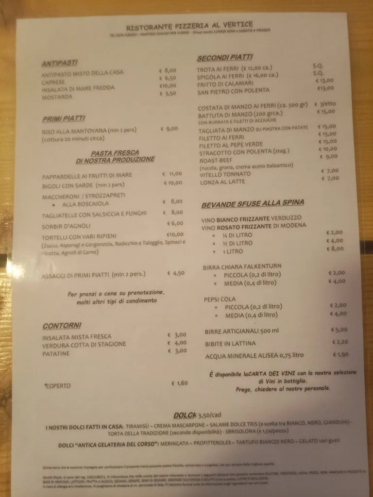 Menu_Pizzeria Ristorante Al Vertice_Castellucchio_image_3