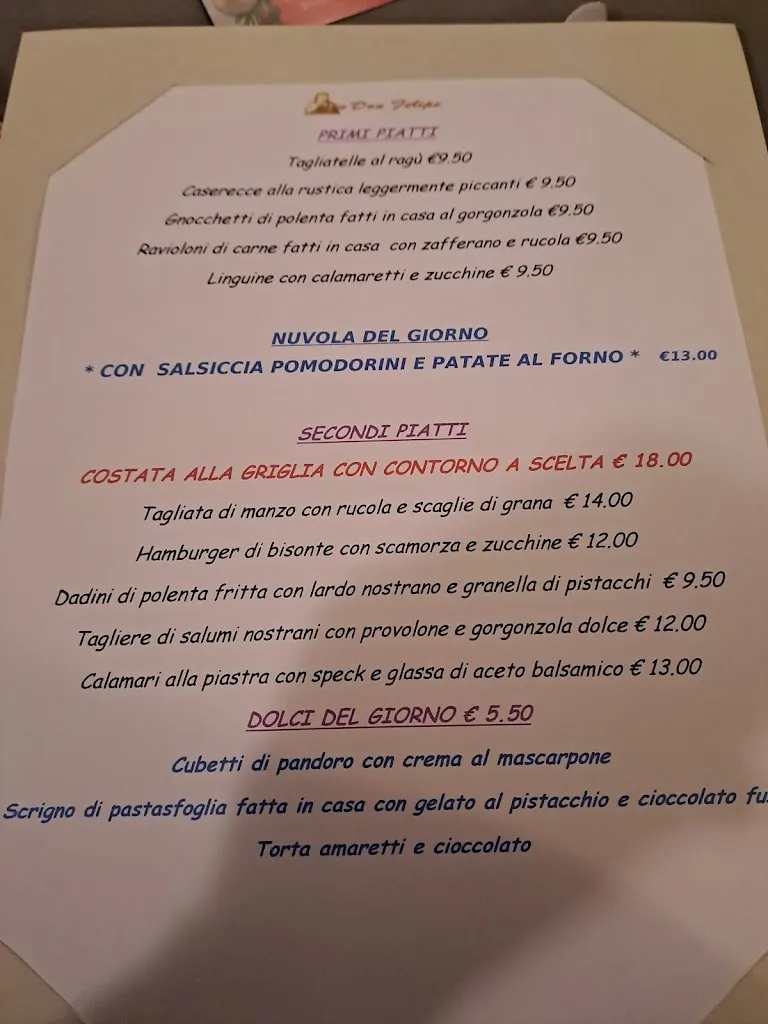 Menu_Pizzeria Ristorante Don Felipe_Castelleone_image_4