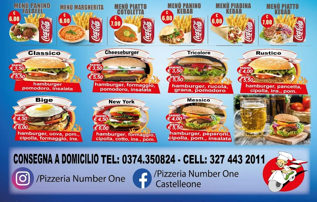 Menu_Pizzeria Number One Castelleone_Castelleone_image_3