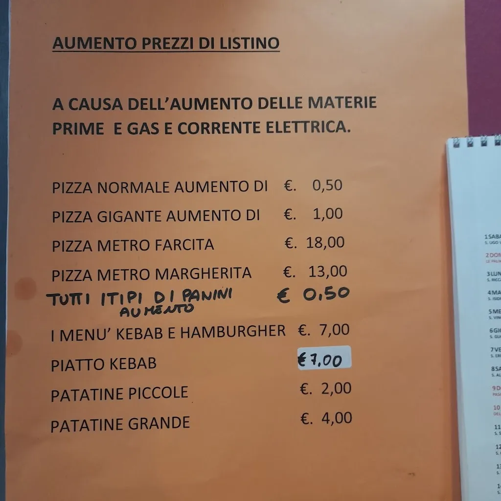 Menu_Pizzeria Number One Castelleone_Castelleone_image_4