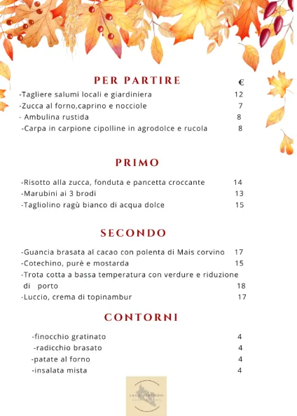 Menu_Lago Gerundo - Ristorante e Pesca Sportiva_Castelleone_image_1