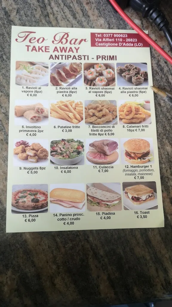 Menu_Teo Bar_Castiglione d'Adda_image_1