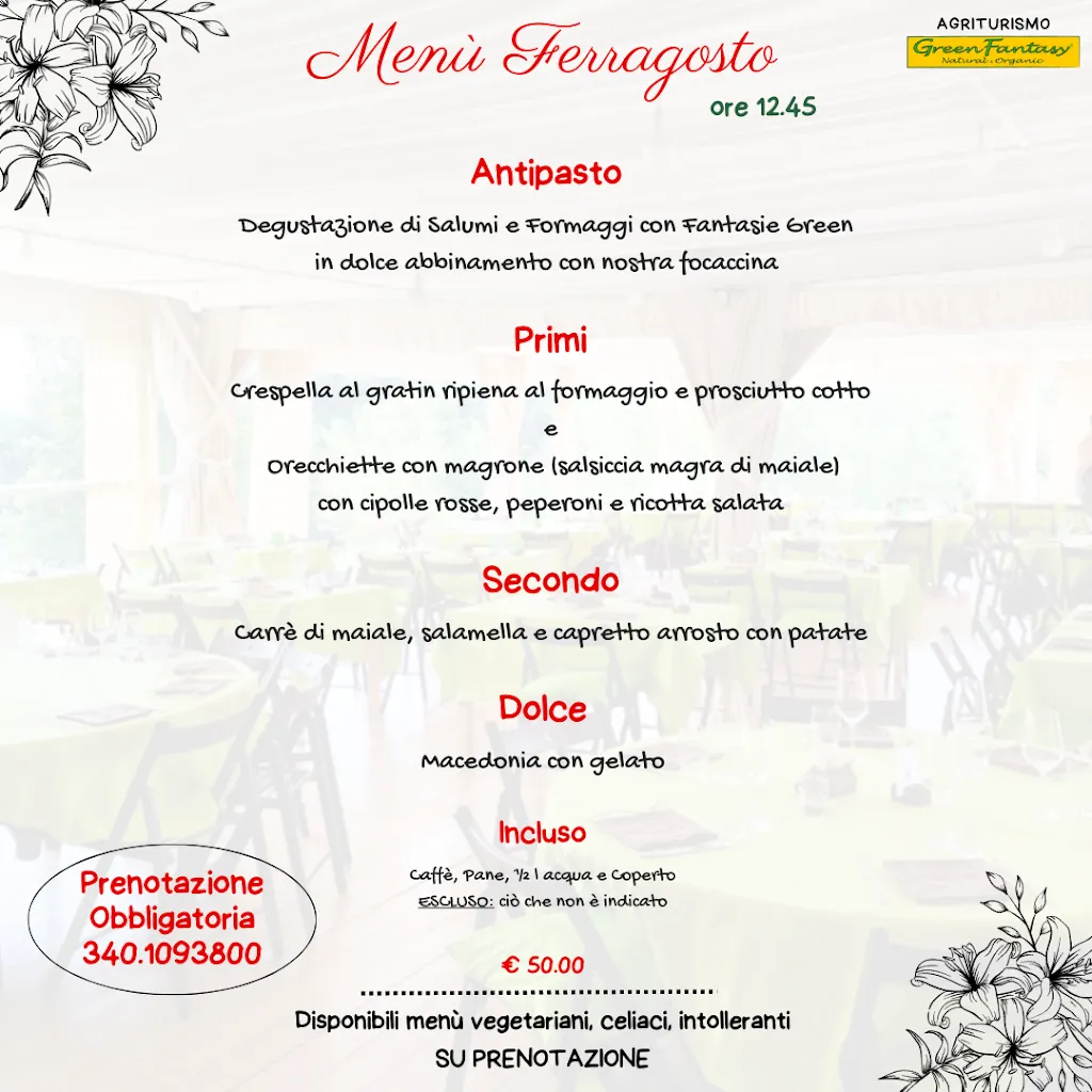 Menu_GreenFantasy Agriturismo Ristorante Azienda Agricola Punto Vendita Aziendale_Castiglione Olona_image_1