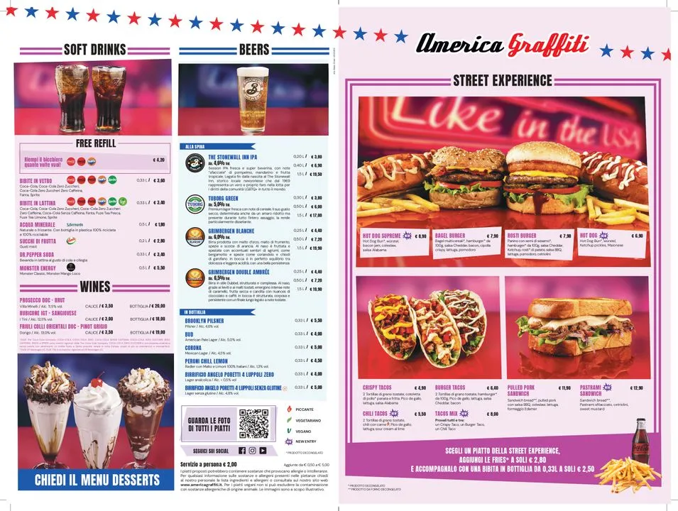 Menu_America Graffiti - Castenedolo_Castenedolo_image_2