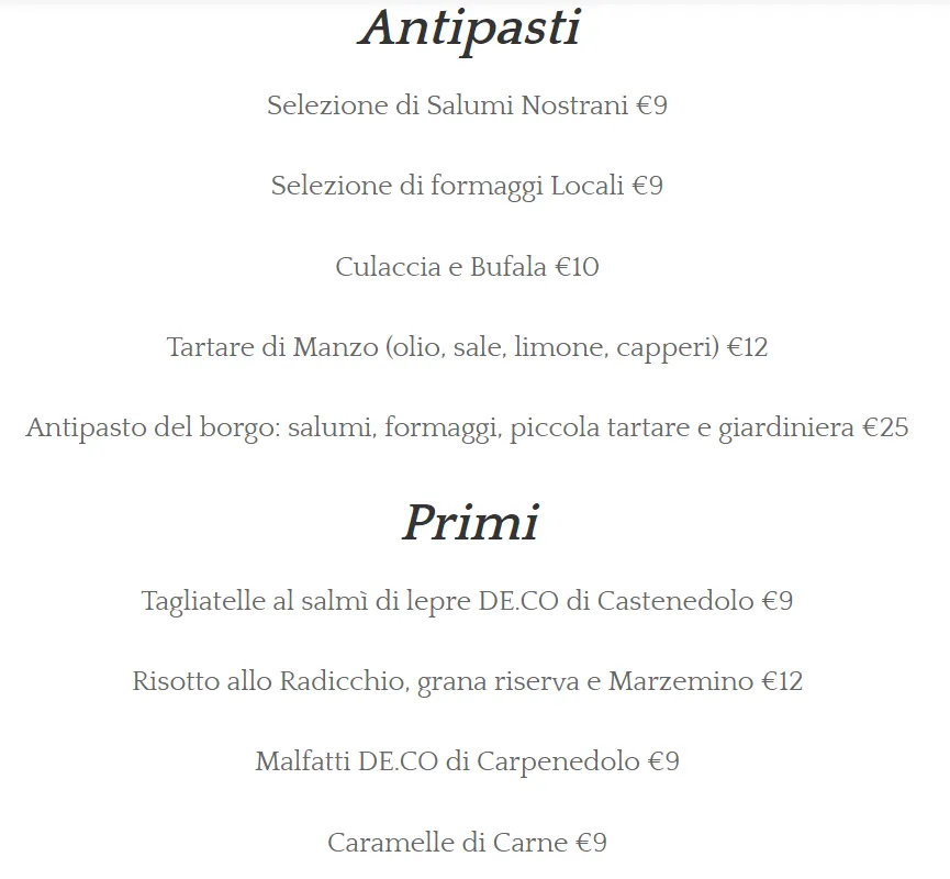 Menu_AGRITURISMO BORGO DI SOPRA - Az. Agr. Vini Corani_Castenedolo_image_2