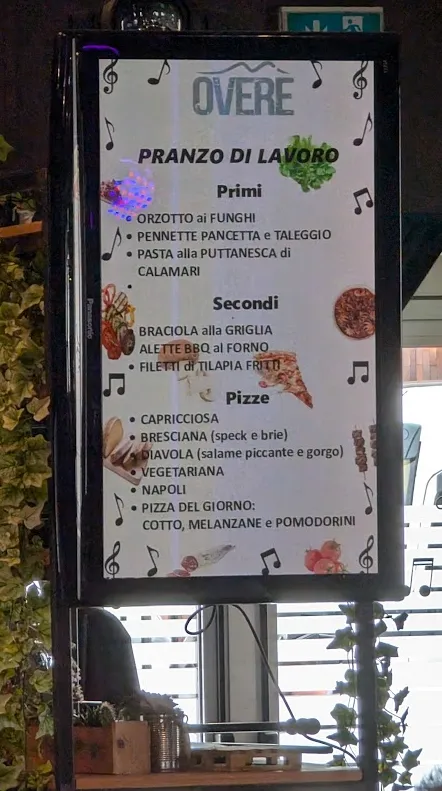 Menü_Ristorante Pizzeria OVERÈ Pizzaioli Musicanti_Castenedolo_Bild_2