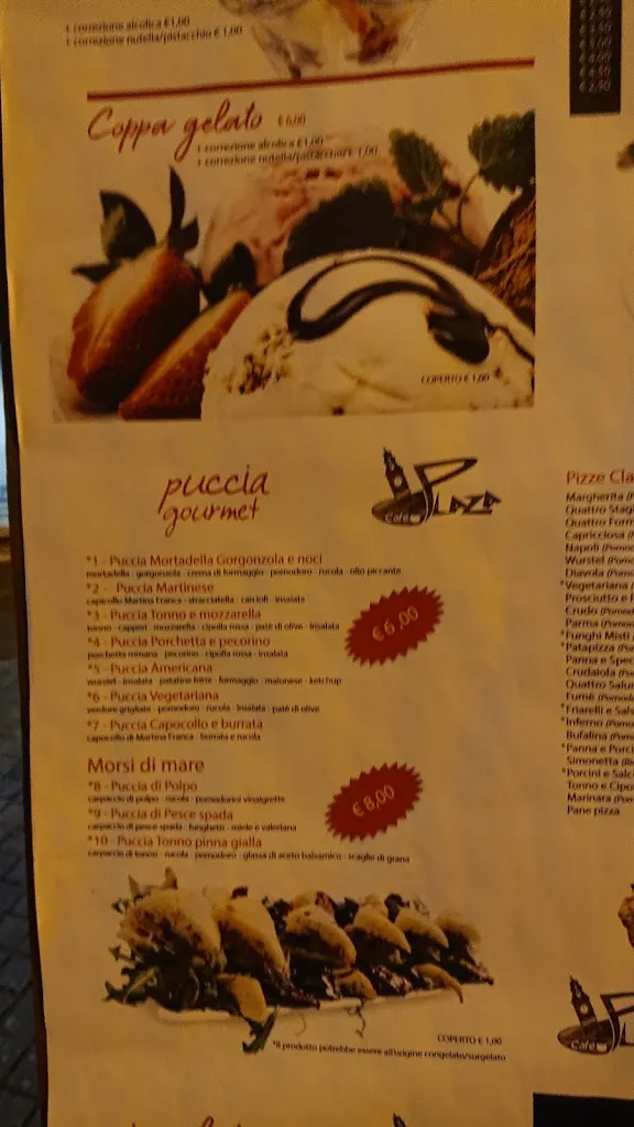 Menu_Plaza café restaurant_Alezio_image_4