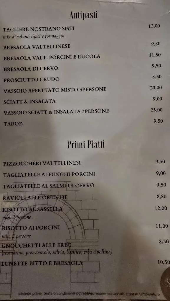 Menu_Ristorante Pizzeria Sisti_Castione Andevenno_image_1