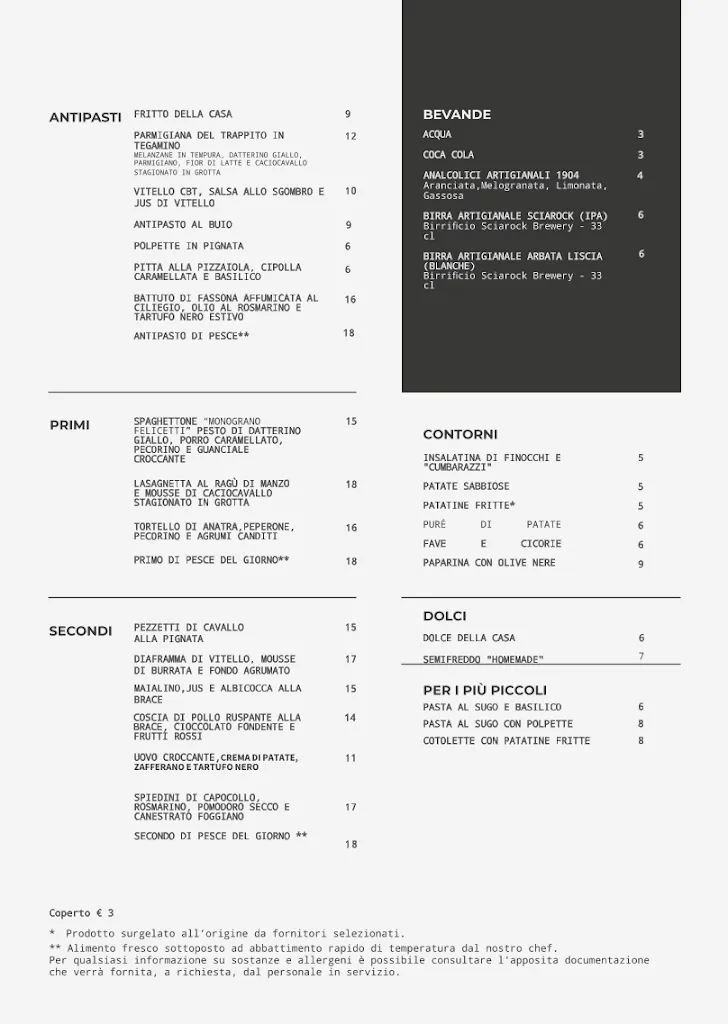 Menu_Trappito Stracca - Ristorante & Masseria_Alezio_image_1