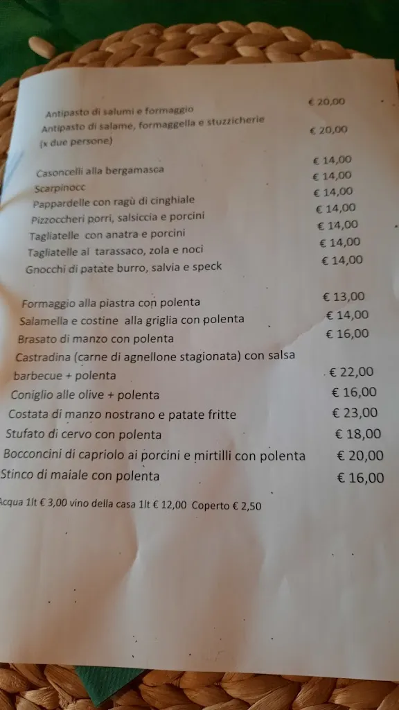 Menu_Cascina Calpa - ristorante a Castione della Presolana_Castione della Presolana_immagine_3