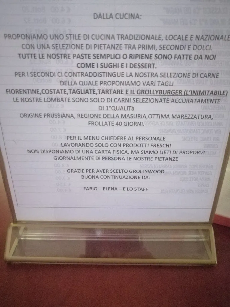 Menu_Grollywood ristobar e tabacchi_Castiglione delle Stiviere_image_3