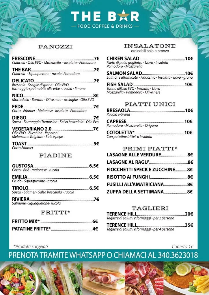 Menu_THE BAR by Stars_Castiglione delle Stiviere_immagine_2
