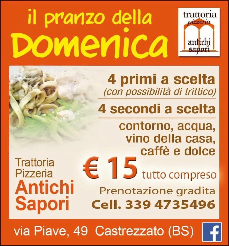 Menu_Trattoria Pizzeria Antichi Sapori di Righetti Cristina_Castrezzato_immagine_3