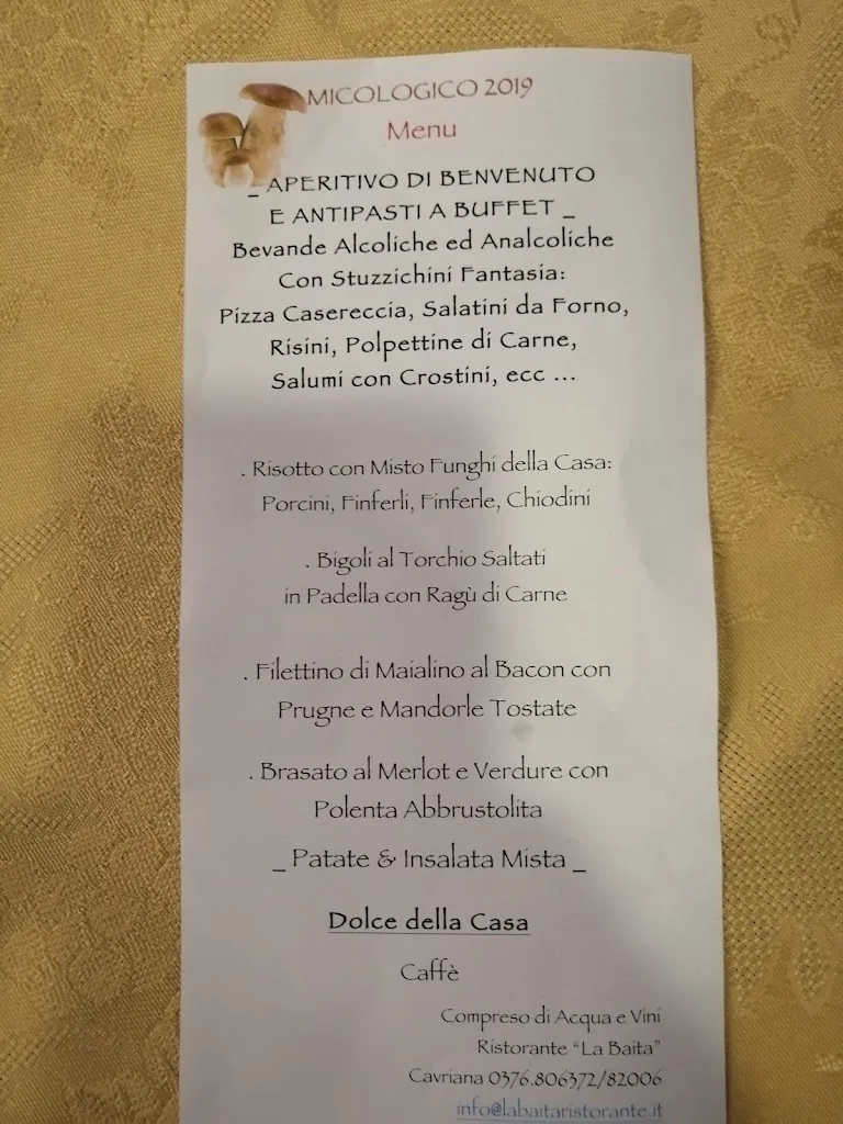 Menu_Ristorante La Baita - NUOVE APERTURE ESTIVE!_Cavriana_image_2