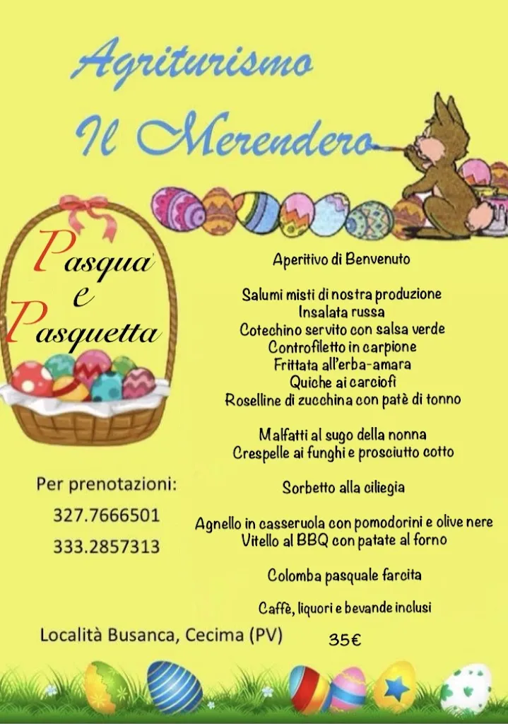 Menü_Agriturismo Il Merendero_Cecima_Bild_1