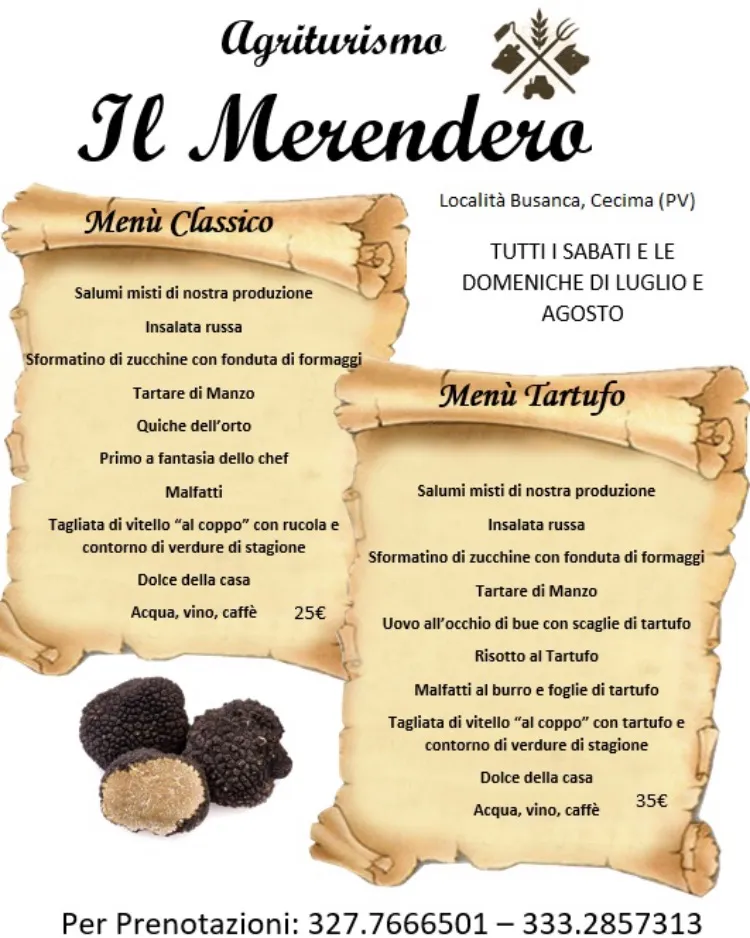 Menü_Agriturismo Il Merendero_Cecima_Bild_2