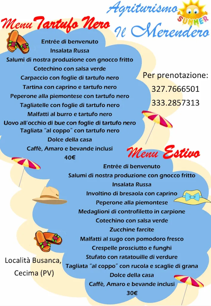 Menü_Agriturismo Il Merendero_Cecima_Bild_3