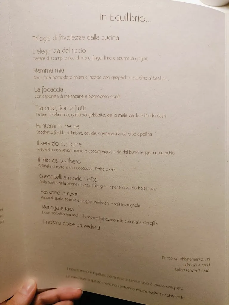 Menu_LoRo - Ristorante & Bistrò_Cenate di Sotto_image_1