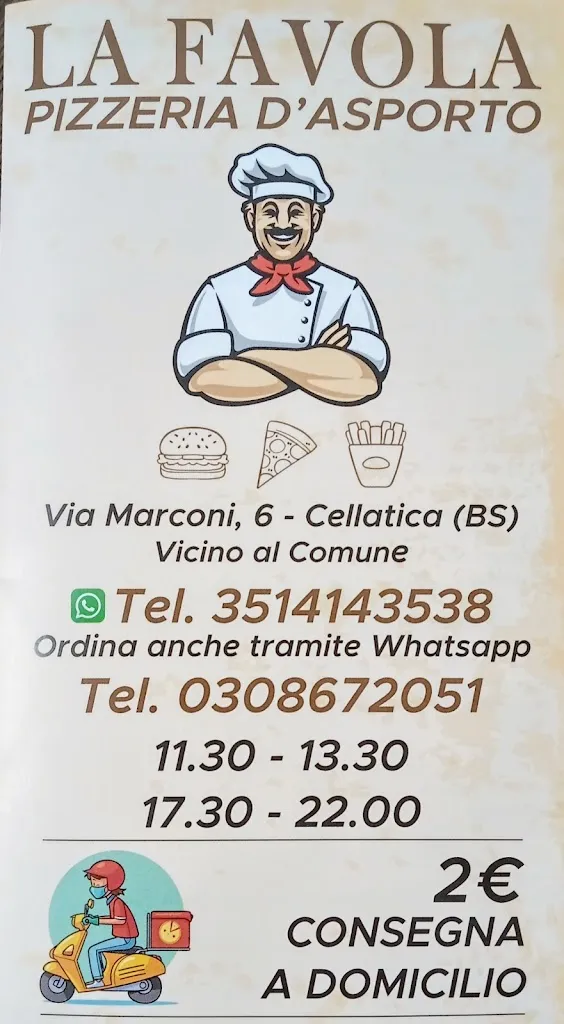 Menu_Pizzeria D'asporto & kebab La Favola di Younes Ehab_Cellatica_image_2