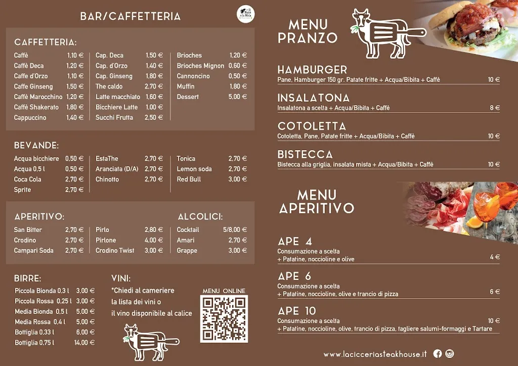Menu_La Cicceria - Steak House_Cellatica_image_1