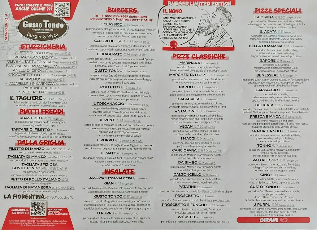 Menü_Ristorante Gusto Tondo Cermenate_Cermenate_Bild_2