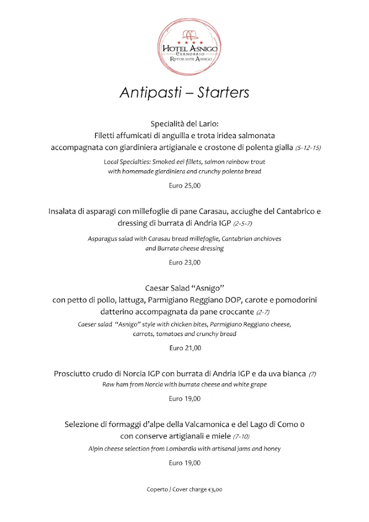 Menu_Hotel Asnigo_Cernobbio_image_1
