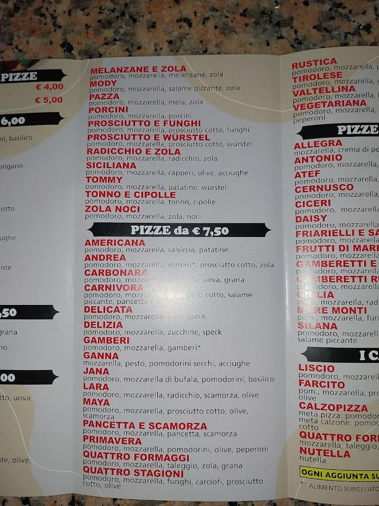 Menu_Pizzeria Maya_Cernusco Lombardone_image_3