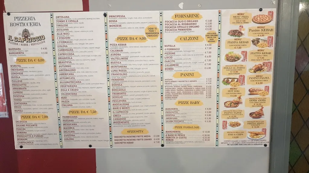 Menu_Pizzeria il capriccio_Cernusco Lombardone_image_2