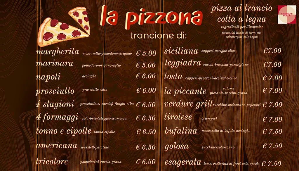Menu_Sergio's pizza_Cerro Maggiore_image_1