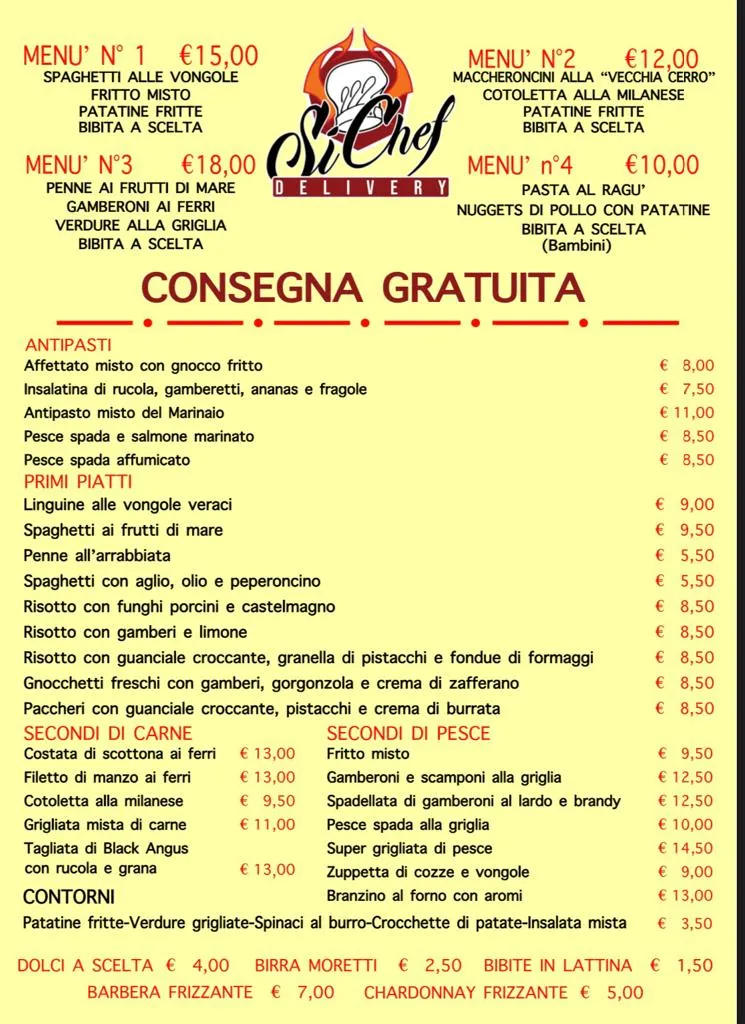 Menu_Ristorante Sì Chef_Cerro Maggiore_image_1