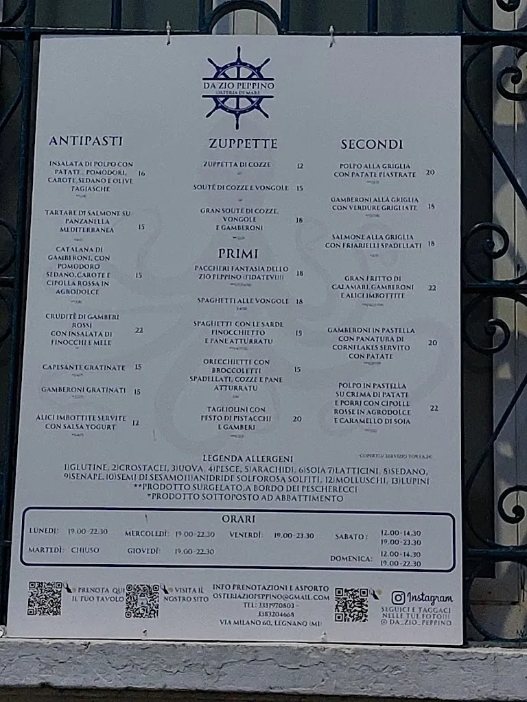 Menu_Da zio Peppino osteria di mare_Cerro Maggiore_image_2